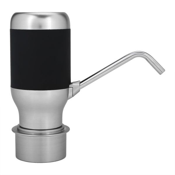 Trådlös USB Uppladdningsbar Elektrisk Automatisk Dricksvattenflaskpump Smart Dispenser Svart