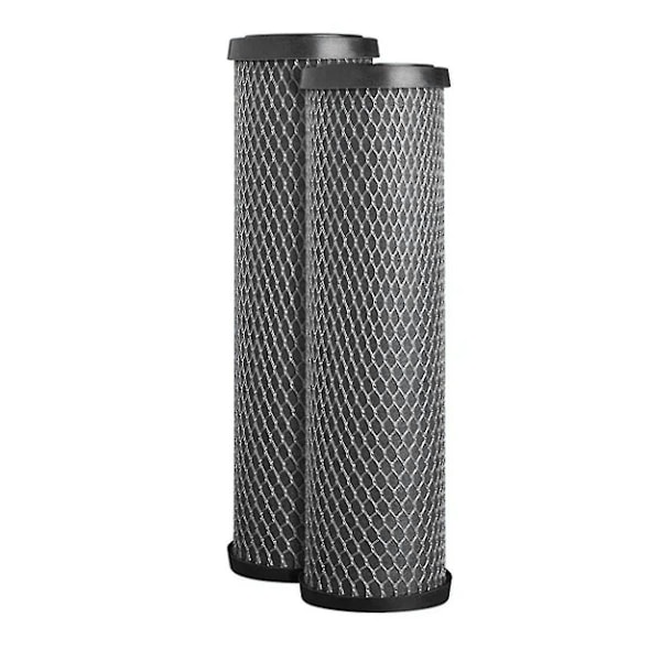 4 stk. karbonvannfilter 10-tommers standard helhus karboninnpakning sediment og smak- og luktfjerningsfilter - B14