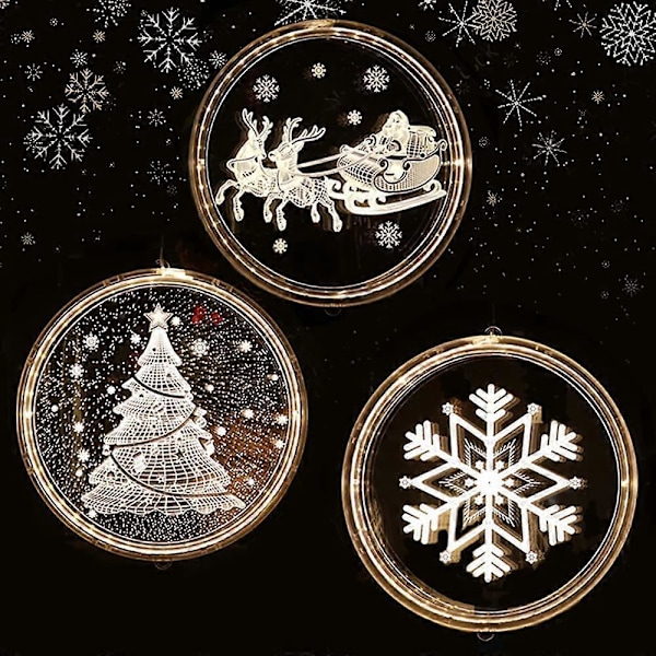 LED Julbelysning Batteridriven (God Jul, 24cm)