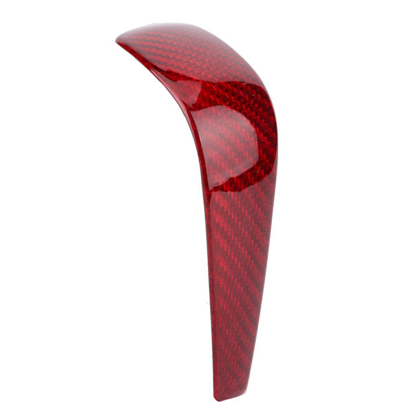 Deksel for girskiftknapp i karbonfiber, passer til 1/3-serie / X1 E90 E92 E93 E87Rød