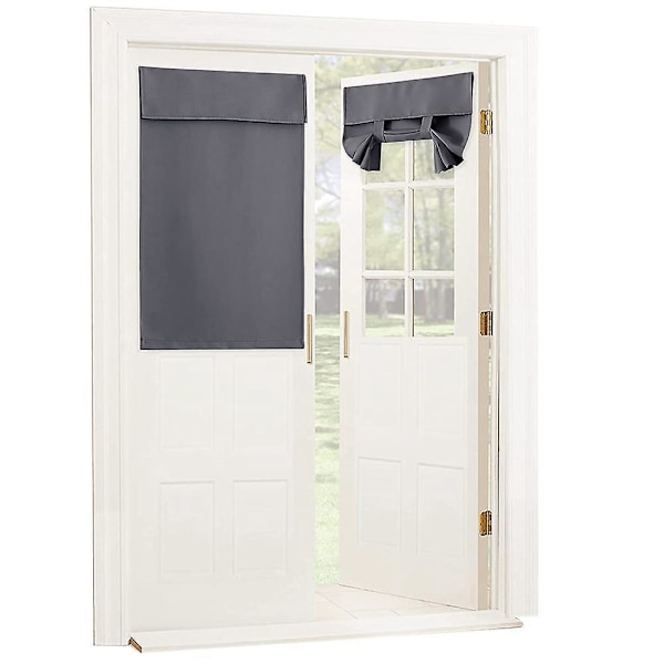 Grå Termisk Isoleret Blackout Gardin 26x40 Lille Vindue Bind Op Skygge