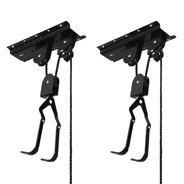 Pyörän seinäkiinniketeline alumiiniseos musta monitoiminen kattoon kiinnitettävä pyöräteline