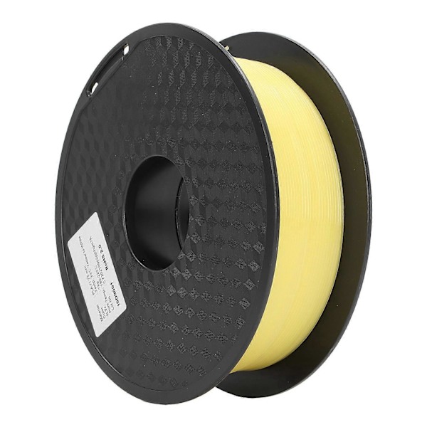 3D-tulostinfilamentti 1,75 mm PLA Lämpöherkkä Väriä Vaihtava Keltainen Valkoiseksi, yhteensopiva FDM-kulutustarvikkeiden kanssa