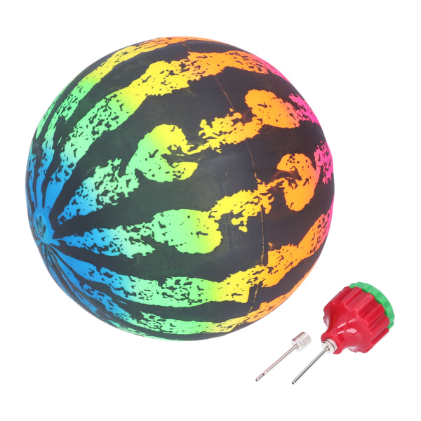 Vannmelon oppblåsbar vannball Svømmebassengspillball PVC strandball til sommerfestFargerik vannmelon