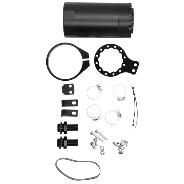 Bil Baffled Oil Catch Can Reservoir Kit med monteringstilbehør RS‑OCC020 Universal Sort