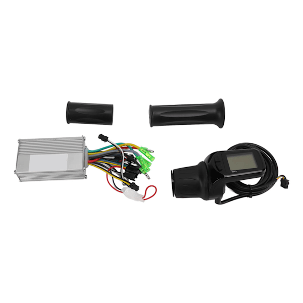 48/60V 350W Elektrisk cykel borstlös motorstyrenhet 886 LCD-displaypanel kit med reservvridgrepp