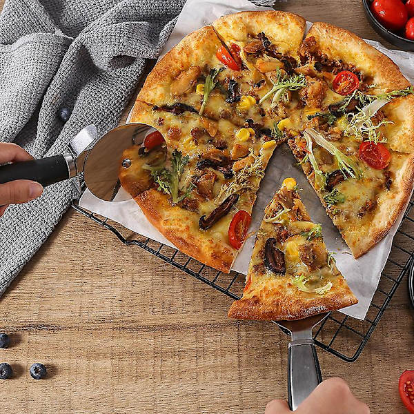 Pizza Cutter Hjul i Rustfritt Stål - Profesjonelt Kjøkkenverktøy for Hjem og Kommersiell Bruk