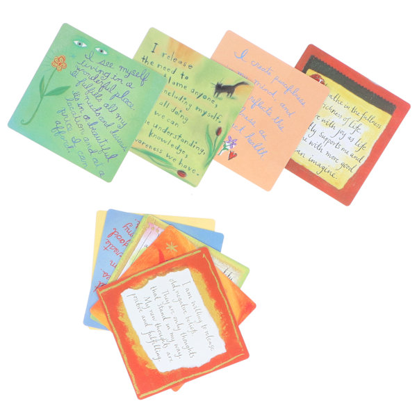 64 kortlekar Power Thought Cards engelskspråkiga positiva affirmationskort