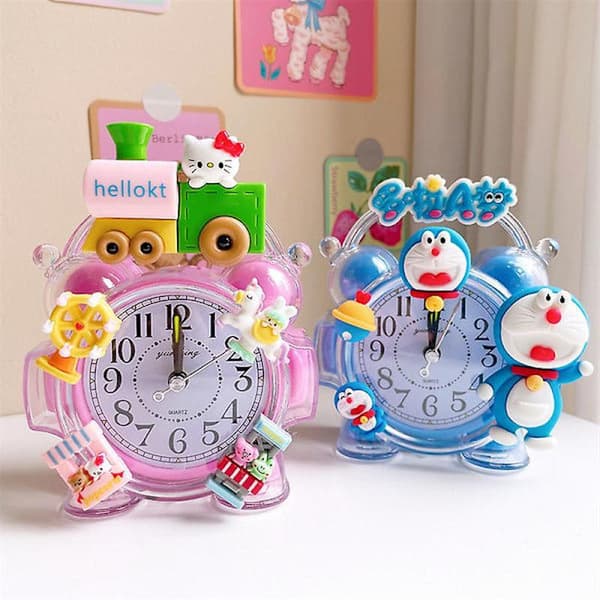 Sanrio Hello Kitty My Melody Cinnamoroll Väckarklocka Kawaii Anime Kökstimer Väckarklocka Mini Vardagsrum Heminredning Present Hello Kitty A