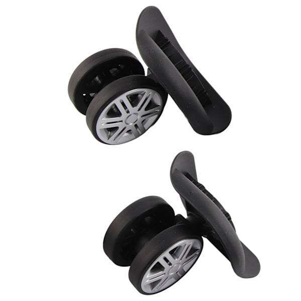 1 par bagasjeskiftehjul Mute Swivel Koffert Bagasjehjul Reparasjonsdeler