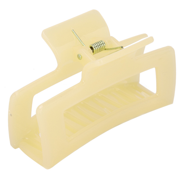 Hair Claw Clips Non-Slip Claw Clip Stylingværktøj til tykt tyndt krøllet glat hår (beige)