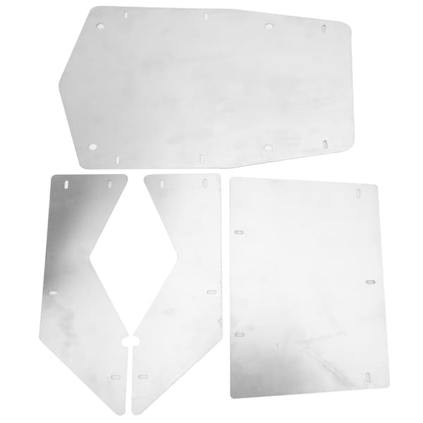 RC panserpanel i rustfritt stål takpanel oppgraderingstilbehør passer til Axial Wraith 90018
