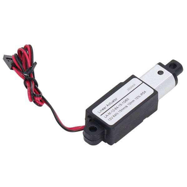 Elektrisk mikro lineær aktuator aluminium ABS jævnstrømsforsyning mini bevægelsesaktuator til landbrugsmaskiner 12V 10mm 0,4in