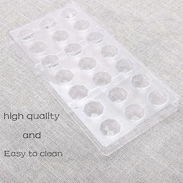 Transparent Chokladform, Klar Plast Godisform, För Att Göra Sfäriska Godisar, Choklad, Kak Snacks 275*135*24mm (Fotbollsform)