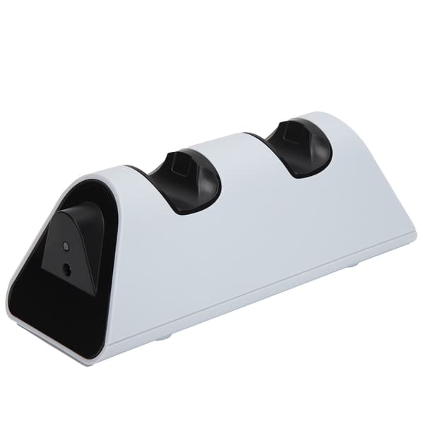 Gamepad-ladestasjon 5V/2.8A spillkontrollerladerstativ for PS5 US-plugg 100-240V