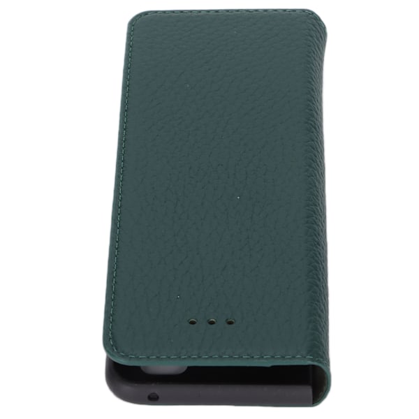 Skyddande läderfodral Elegant 360° skydd Klassiskt Litchi-textur läderfodral för SamsungGreen