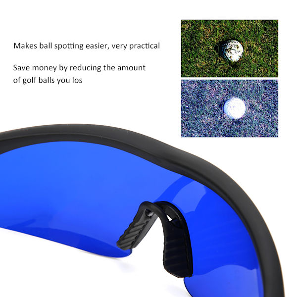 Golf High Definition Ball Finder -lasit Sijaintisuojaus Silmälasit Erityiset sävytetyt linssit Suodattaa ruohoa ja lehtiä