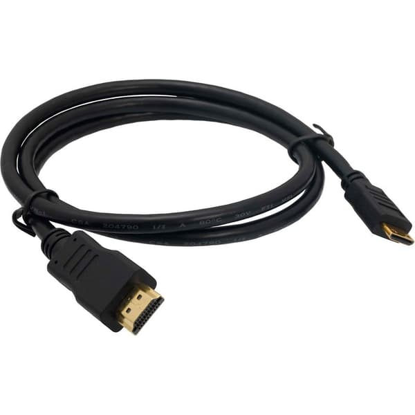Højhastigheds mini HDMI til HDMI-kabel, der understøtter Ethernet, 3D, 4K og lydretur til HDTV - 1,5 m