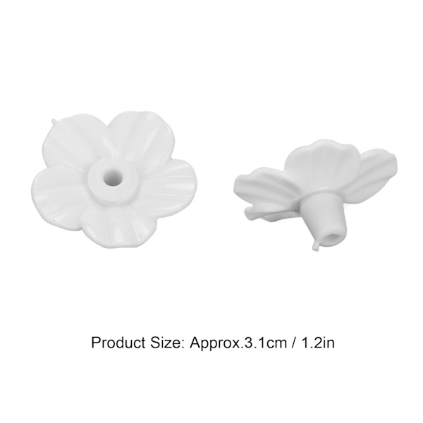 Unika flerfärgade kolibrimatare blommor - set med 30 st while