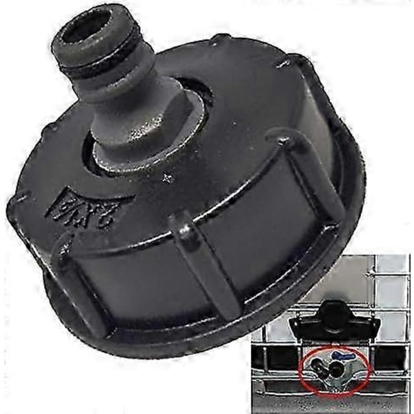 Haveslange Sprinkler Adapter Reduceringsstykke Vandtank Tilslutning Indløb 60mm Grov Gevind Holdbar Haveslange Vandhane Opbevaring_SZXM
