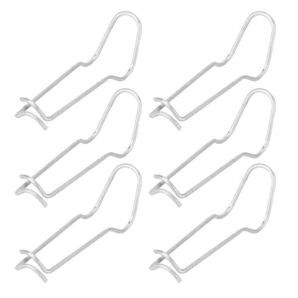 30 stk. plantestøttefjederclips i rustfrit stål til have-drivhus til 11 mm diameter