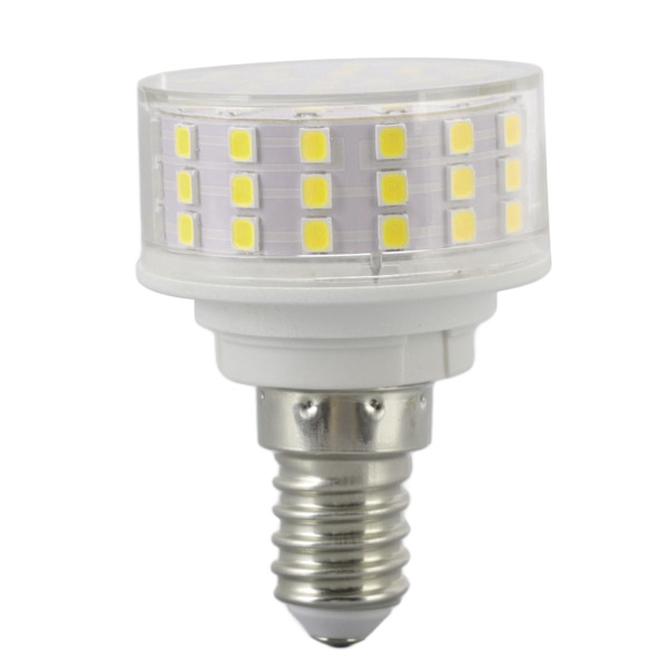 E14 LED-lampa, 10 W, 1000 lumen, 85-265 V, flimmerfri, energibesparande, vitt ljus