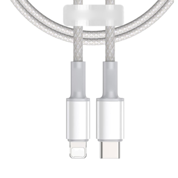 Telefonladekabel Høyhastighets hurtigladekabel PD 20W for IPhone 12 Pro 2m / 6,6ft Hvit