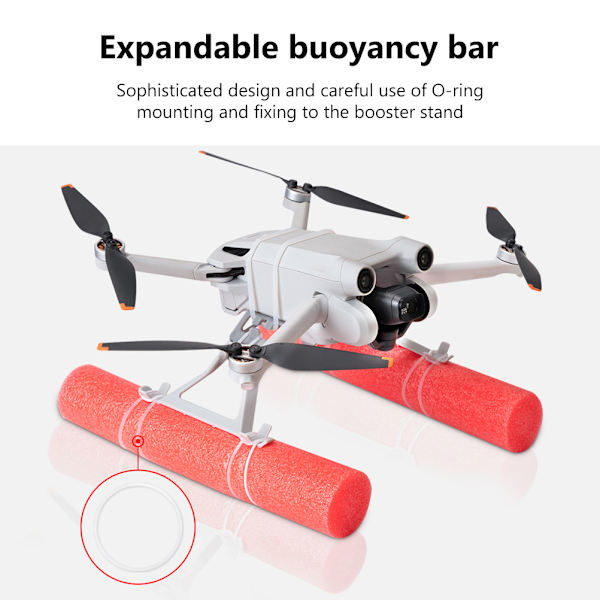 Vedenkestävä DJI Mini 3 Pro -laskeutumisjalkojen kelluvuustikkujen koulutuspaketti, drone-lisävarusteet, laskeutumisliukukellukesarja
