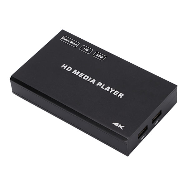4K A7 HD Media Player Nanoteknologi Multifunktion Media Player med fjernbetjening 100V-240VEU stik
