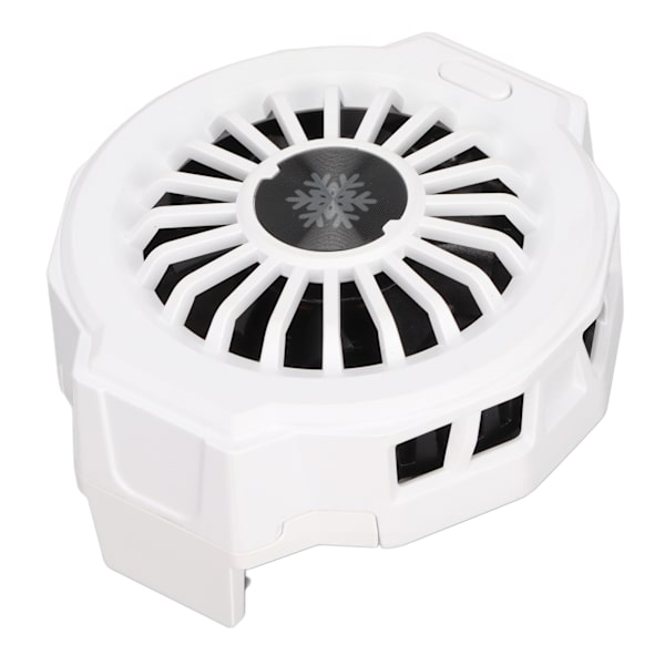 Matkapuhelimen jäähdytin LZF10 Semiconductor Refrigeration Phone Cooling Stand Fan RGB-värikkäällä valolla pelaamiseen (valkoinen perusmalli)