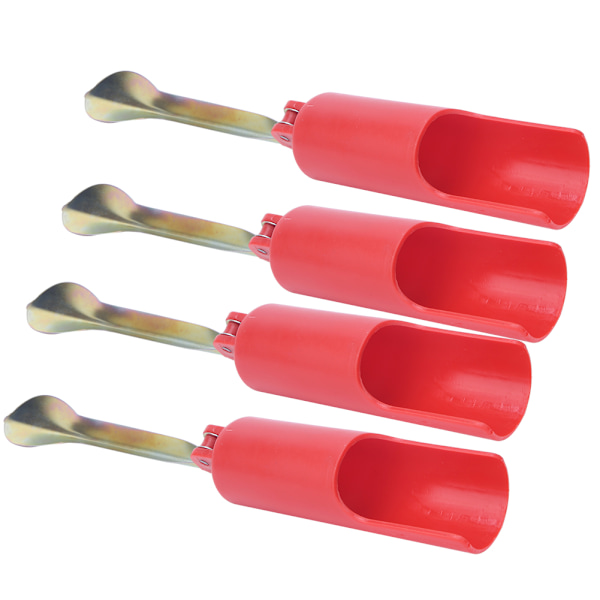 4 STK Röd 32 cm hopfällbart fiskespö Markinsatt hållare Stativ Stångfäste Tackeltillbehör32x4x3,3x15,5cm