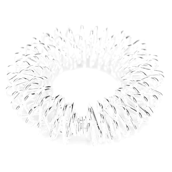 Spikiga Sensoriska Fingerringar Fingermassage Stresslindrande Smärtterapiringar för Barn Vuxna Silver
