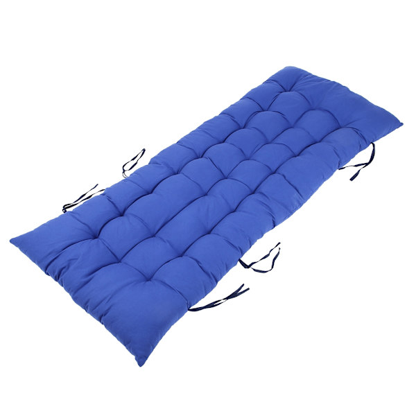 Lång kuddmatta för fåtölj gungrottingstol Fällbar trädgårdslounge sittdyna 48x155x8cm