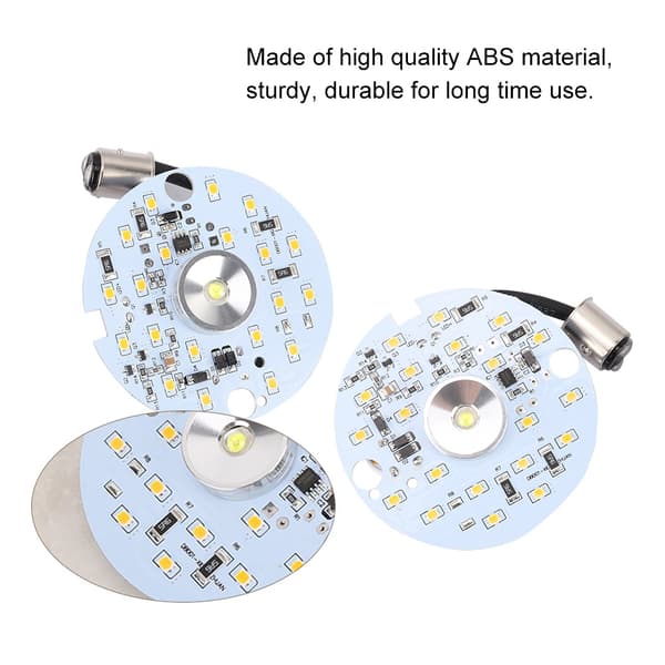 2 stk. ABS LED kørelys blinklys til motorcykel (gul)