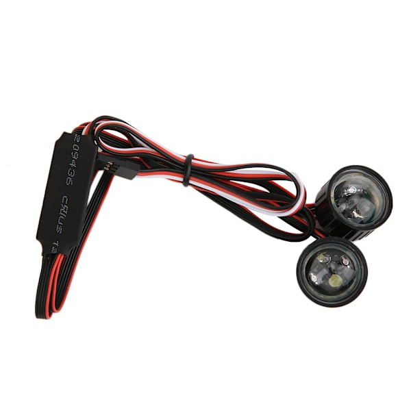 Ajovalot LED-valon osien lisävaruste sopii Wrangler 313 SCX10 90046 1/10 RC Car Vihreä Keltainen