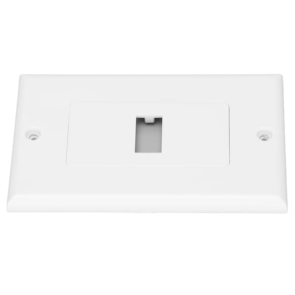 2st HD Multimedia Interface Väggplatta 4K Enkel Installation AV Väggplatta med Kabel för Hemmabio