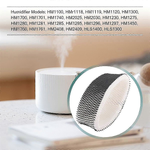 Kompatibel med Holmes HWF62 kompatibelt luftfugterfilter, Filter A (2 stk)