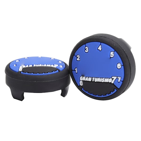 1 par Gamepad Rocker Caps Cover Case passer til PS4/PS5 Game Controller Tilbehør til bil Blå