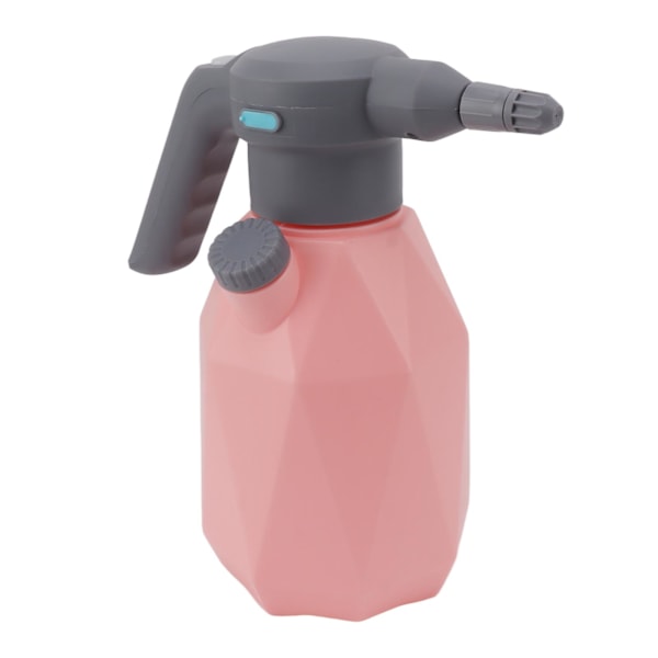 2L Elektrisk Spruta Hemträdgård Liten Uppladdningsbar Spruta Sprinkler Automatisk Vattning Spruta Rosa med Universalhuvud