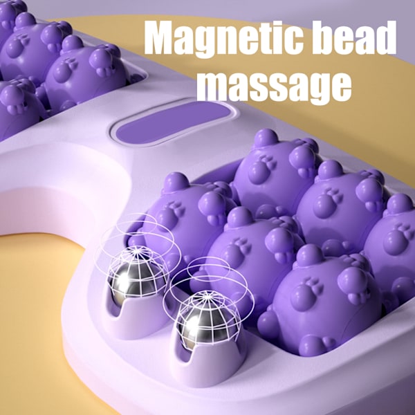 Fotmassagerulle Plantar Fasciit Relief Hälvbågsfot Avslappning Akupressur Fotmassager för Kvinnor Män Orange