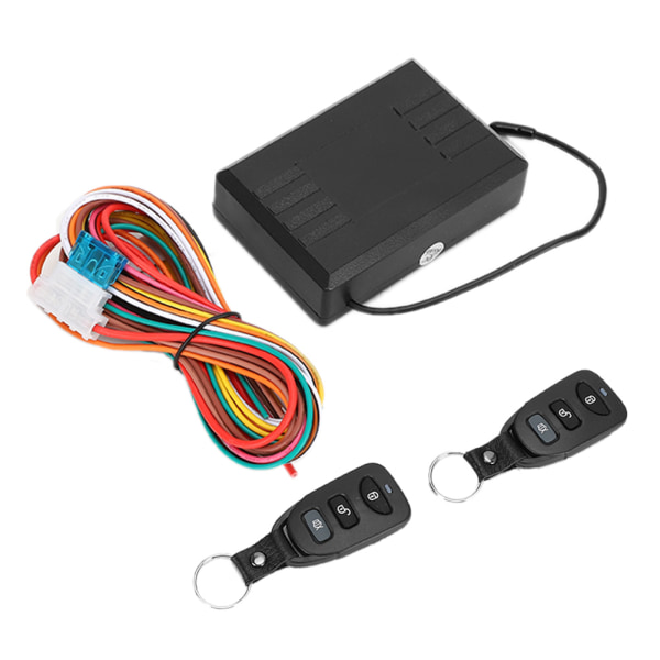 12V Bil Centrallås Universal Auto Remote Central Kit Keyless Entry System4# Nyckel