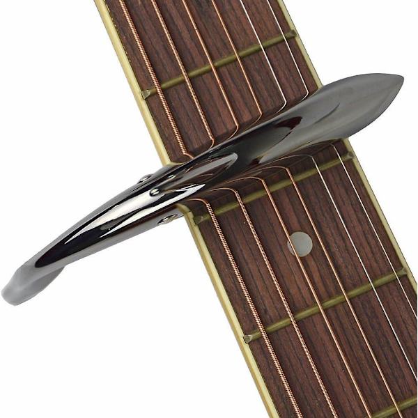 Gitarrkapa i zinklegering - Akustisk och elektrisk med utmärkt grepp, vibreringsfria band och hållbarhet