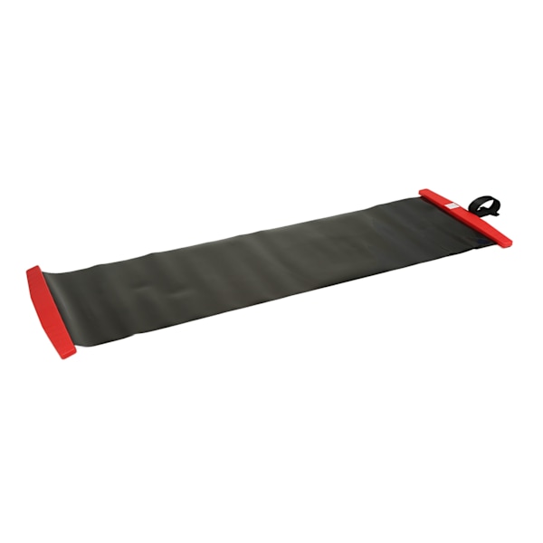 Slide Board Skridsikker Glidemåtte og Skoovertræk Balance Øvelse Træning Fitness Udstyr til Ski Skøjteløb Sort