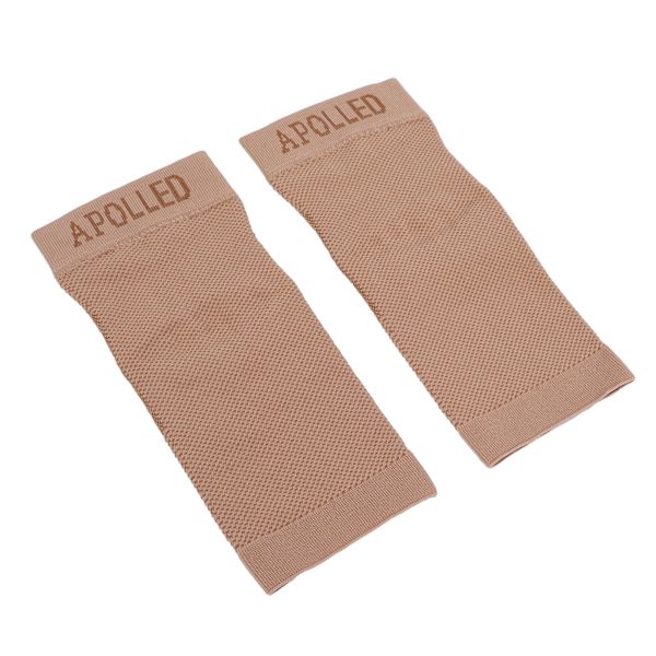 Plantar Fasciitis Strumpor Kompressionsstrumpor Fothylsa för värkande fötter Hälsmärta (hudfärg)L/XL