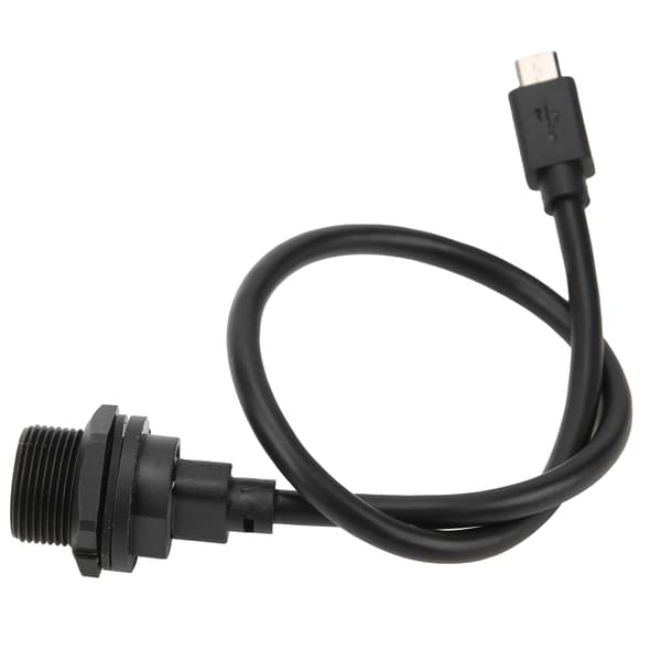 Vandtæt USB-stik IP67 MICRO USB Hun Han med Kabelstik E10MCTFF/MCAM (0,3 meter)