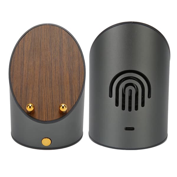 Retro Bluetooth-högtalare Multifunktion HiFi Stereo Stark Bas Trådlös Sensor Bluetooth-högtalare med Väckarklocka