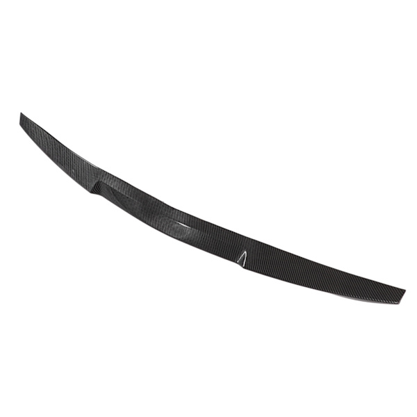 Hiilikuitu tyylinen kumi takaspoileri huuli siipi yleinen auton muokkaus 121cmx7.5cm