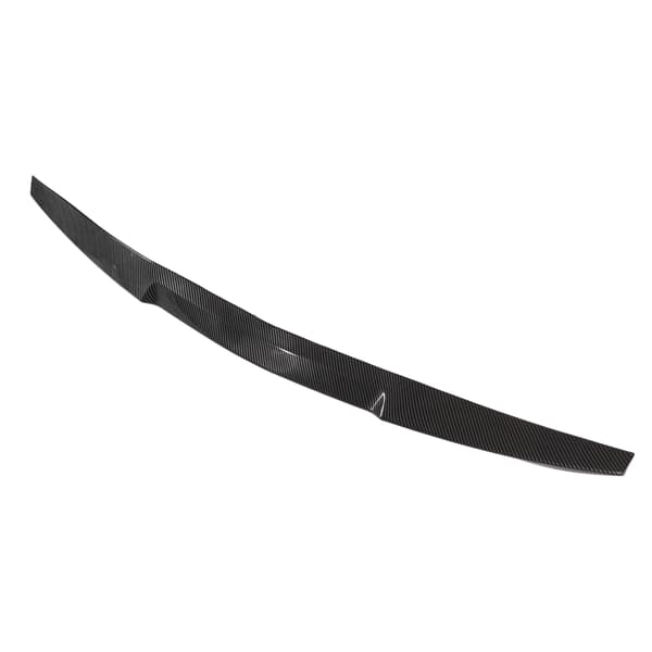 Kolfiberstil Gummi Bakre Bagagelucka Spoiler Läpp Vinge Universal Bilmodifiering 121cmx7.5cm