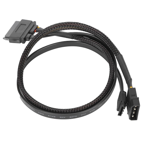 Sata-kaapeli 7+15Pin 4Pin uros naar Sata naaras 3.0 datavoedingsverlengkabel voor externe harde schijf datatransmissie