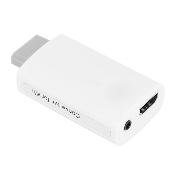 for Wii til HD Multimedia Interface-omformer 3,5 mm adapter spill HD 1080P 480P utgang hvit